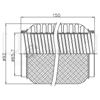 Гофра глушителя 65x150 мм InterLock UNIO 89Q21 G2 1441313864 EXP-65150L - Изображение 4
