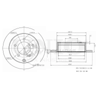 Диск тормозной задний UNIO BRD-20048 1441313913 PZ F0W