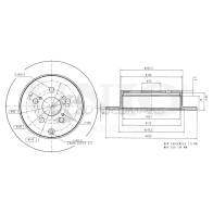 Диск тормозной задний UNIO BRD-20462 1441313924 X I1XQT