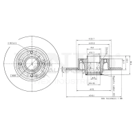 Диск тормозной задний UNIO BRD-20127 JRUV CX9 1441313936