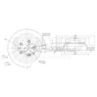 Диск тормозной задний UNIO BRD-20558 OG AQ88Z 1441313951