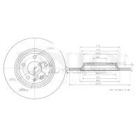 Диск тормозной задний UNIO BRD-20246 1441313958 ZR4 E9