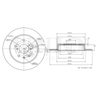 Диск тормозной задний UNIO BRD-20328 1441313985 JJ 2L8