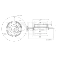 Диск тормозной задний UNIO BRD-20284 QX5 OX 1441313991