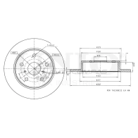Диск тормозной задний UNIO 1441314005 X3S 8BHS BRD-20244