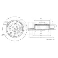 Диск тормозной задний UNIO BRD-20141 YPHE J 1441314022