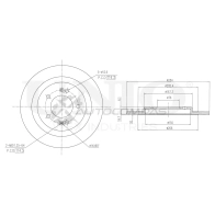 Диск тормозной задний UNIO BRD-20377 HL XSZ 1441314052