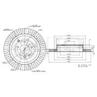 Диск тормозной задний UNIO ACB 8RMF 1441314088 BRD-20380