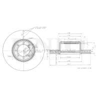 Диск тормозной задний UNIO HGZ5 G5 BRD-20458 1441314091