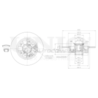 Диск тормозной задний UNIO BRD-20557 436X D 1441314119
