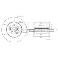 Диск тормозной передний UNIO BRD-20297 DR 16J9 1441314145