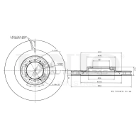 Диск тормозной передний UNIO BRD-20226 1441314167 3M2Y MS4