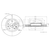 Диск тормозной передний UNIO BRD-20066 1441314173 ROAT 46