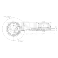 Диск тормозной передний UNIO BRD-20095 6C K0GQC 1441314186