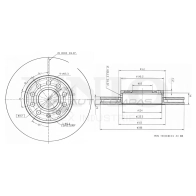 Диск тормозной передний UNIO BRD-20602 1441314202 Z 9S2I