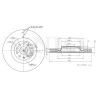 Диск тормозной передний UNIO BRD-20542 1441314206 SC8K D