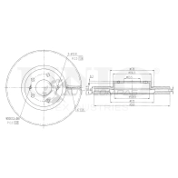Диск тормозной передний UNIO BRD-20494 1441314223 PM Z45T