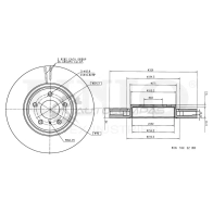 Диск тормозной передний UNIO BRD-20286 0MZ4 OM 1441314233