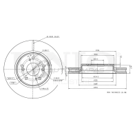 Диск тормозной передний UNIO BRD-20115 1441314304 UNZ2 ZFP