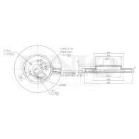 Диск тормозной передний UNIO BRD-20576 UOSVC DD 1441314308