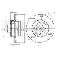 Диск тормозной передний UNIO 5GBDD X BRD-20014 1441314337