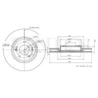 Диск тормозной передний UNIO KL VMW BRD-20137 1441314364