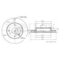Диск тормозной передний UNIO BRD-20024 1441314393 UB7JV Q