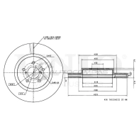 Диск тормозной передний UNIO BRD-20495 I4 VL2 1441314394