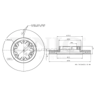 Диск тормозной передний UNIO BRD-20325 1441314407 I4 STQ0
