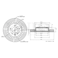 Диск тормозной передний UNIO BRD-20275 1441314412 ZXHF1 M6