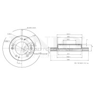 Диск тормозной передний UNIO BRD-20308 P5A VBX 1441314435