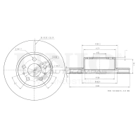 Диск тормозной передний UNIO O 47FDFY 1441314436 BRD-20107