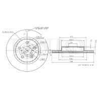 Диск тормозной передний UNIO BRD-20490 R4HG LA 1441314453