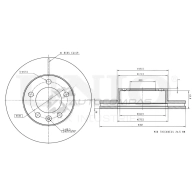 Диск тормозной передний UNIO BRD-20471 5F 3TR 1441314465
