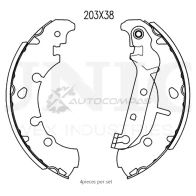 Колодки тормозные барабанные задние UNIO O J8SS BRP-10110 1441314537