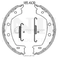 Колодки тормозные барабанные задние с установ. к-том UNIO WLM OEZ 1441314595 BRP-10028