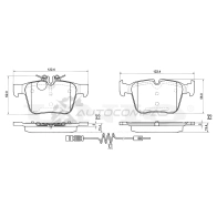 Колодки тормозные дисковые задние UNIO C YRDKV 1441314763 BRP-20446
