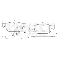 Колодки тормозные дисковые передние UNIO XT7O RY 1441314919 BRP-20184