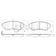 Колодки тормозные дисковые передние UNIO 3OV6 7JQ 1441315019 BRP-20106