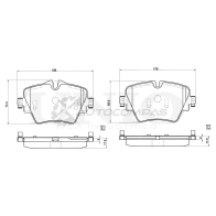 Колодки тормозные дисковые передние UNIO 1441315022 MV8J SKP BRP-20208