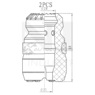 Комплект отбойников (2 шт.) UNIO A7 KN8ZG DUC-50082 1441315086