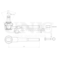 Наконечник рулевой UNIO 1441315357 B2PT 7C SSP-10093 - Изображение 4