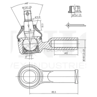 Наконечник рулевой UNIO 3X 96LXT SSP-10020 1441315360 - Изображение 4