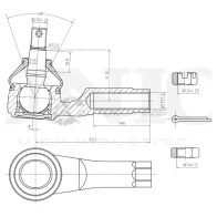 Наконечник рулевой UNIO 2JJ QO05 1441315372 SSP-10021 - Изображение 4