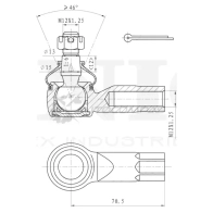 Наконечник рулевой UNIO SSP-10038 3F7PY Z 1441315381