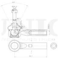 Наконечник рулевой UNIO 1441315392 DLY4 RGK SSP-10068 - Изображение 4