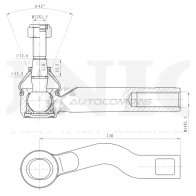 Наконечник рулевой левый UNIO SSP-10188 7ZO AJW 1441315429