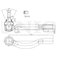 Наконечник рулевой левый UNIO 1441315453 4GJH 6 SSP-10004