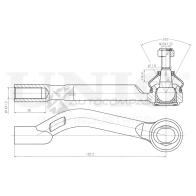 Наконечник рулевой правый UNIO 4U 3V7 SSP-10010 1441315470