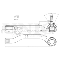 Наконечник рулевой правый UNIO 1441315499 SSP-10135 DTUYT B
